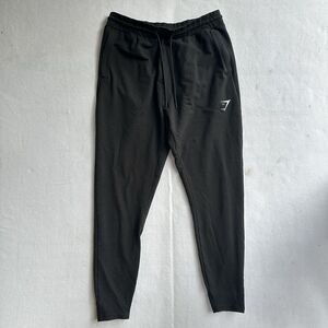 Gymshark Pants Black Slim Fit Drawstring Pocket Jogger Sweat Gym Stretch Size L
